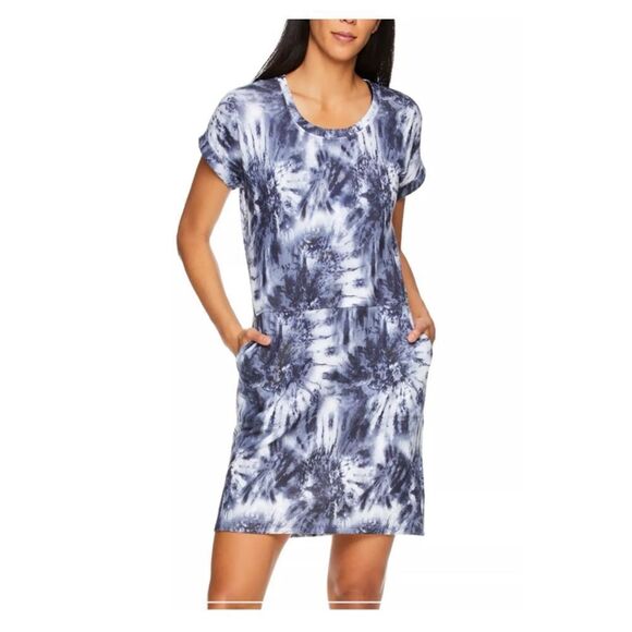 Gaiam Womens XXL Hudson Graphite Pocket T-shirt Dress NWT - Picture 1 of 12